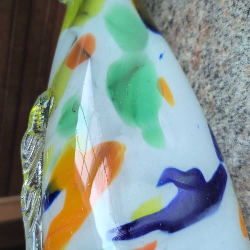 Vintage Murano Hand Blown Glass Multi-Colored Fish Figurine - Picture 9 of 13
